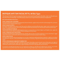 Tan removal clear young skin facial kit 5x10g + 15g
