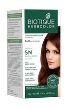 Biotique Herbcolor Hair Colour 5N Medium Brown (50g + 110ml)