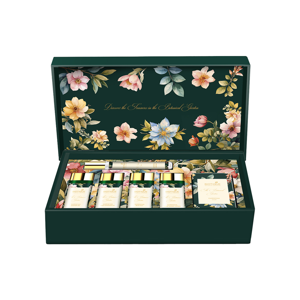 Biotique the botanical garden - bath & body care gift set (6 x 50ml)