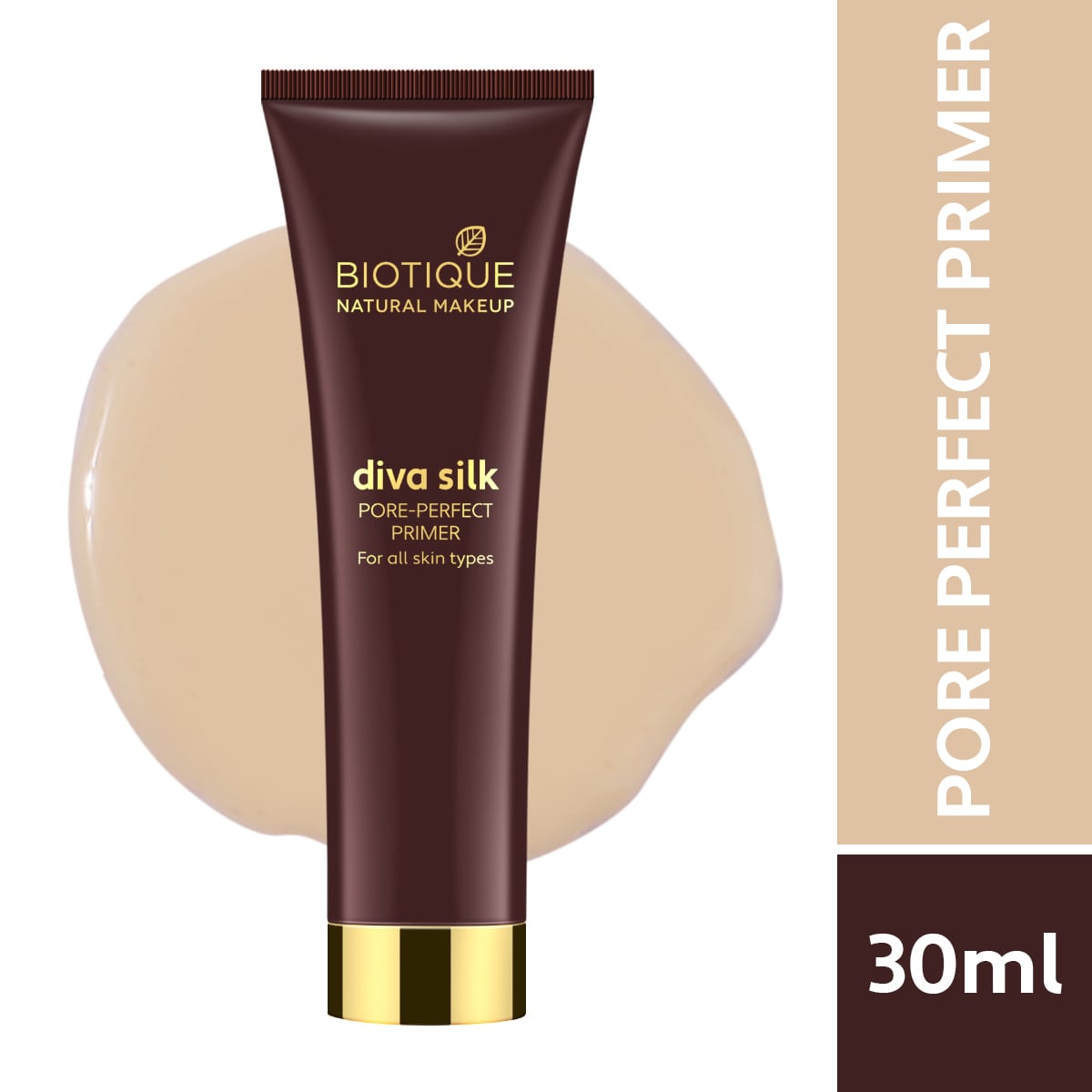 Biotique Natural Makeup Diva Silk Pore Perfect Primer, 30ml