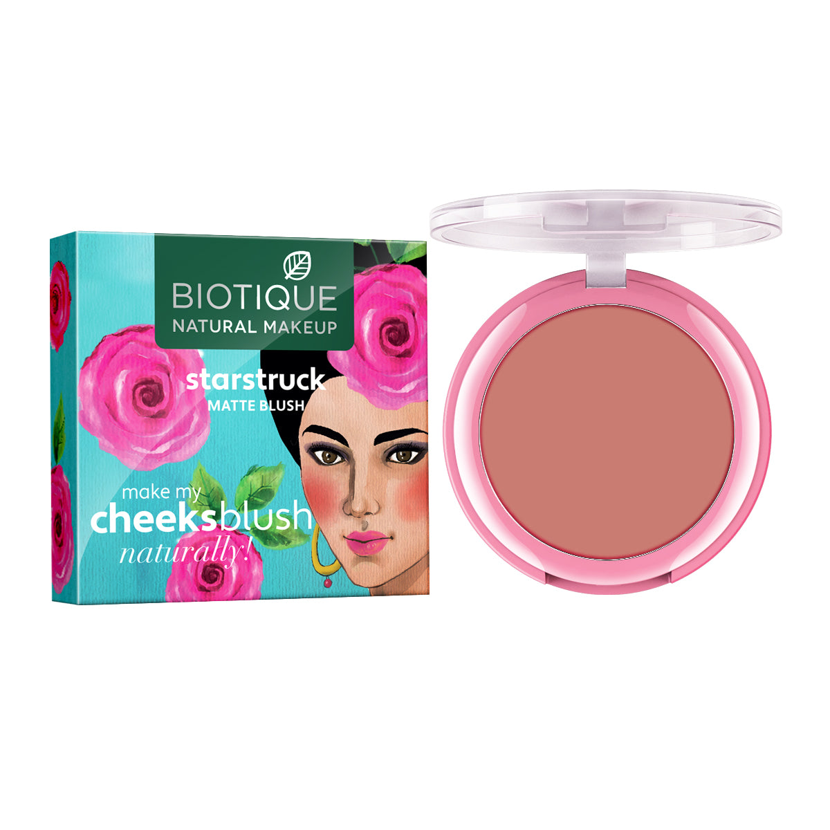 Biotique natural makeup starstruck matte blush