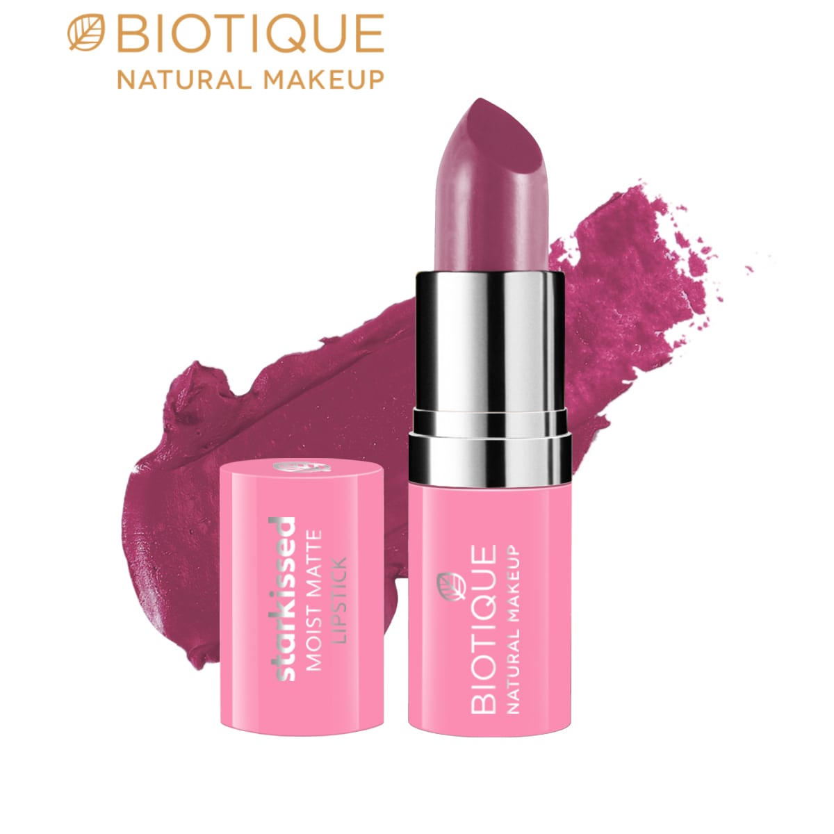 Biotique natural makeup starkissed moist matte lipstick, date night
