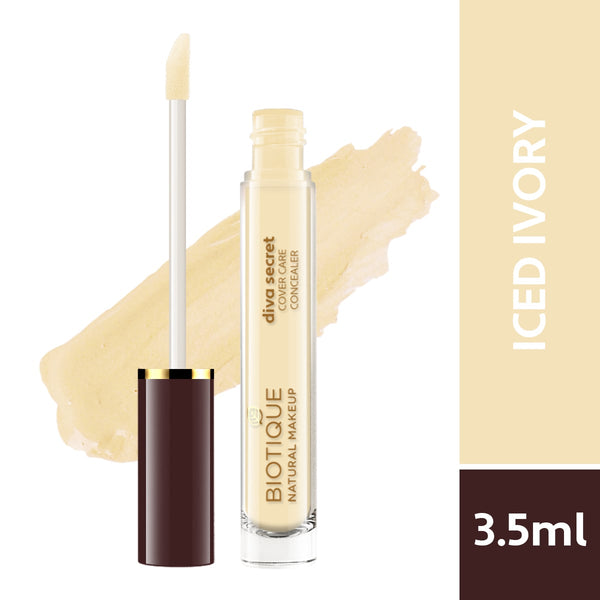 Biotique natural makeup diva secret cover care concealer, iced ivory, 3.5ml