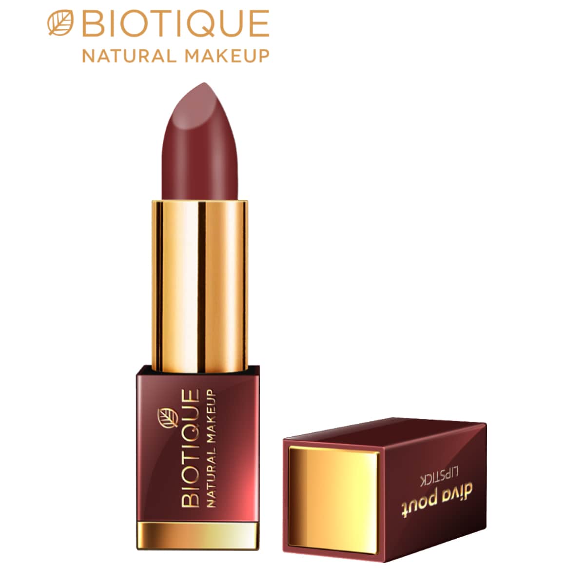 Biotique natural makeup diva pout lipstick, color me pink, 4g