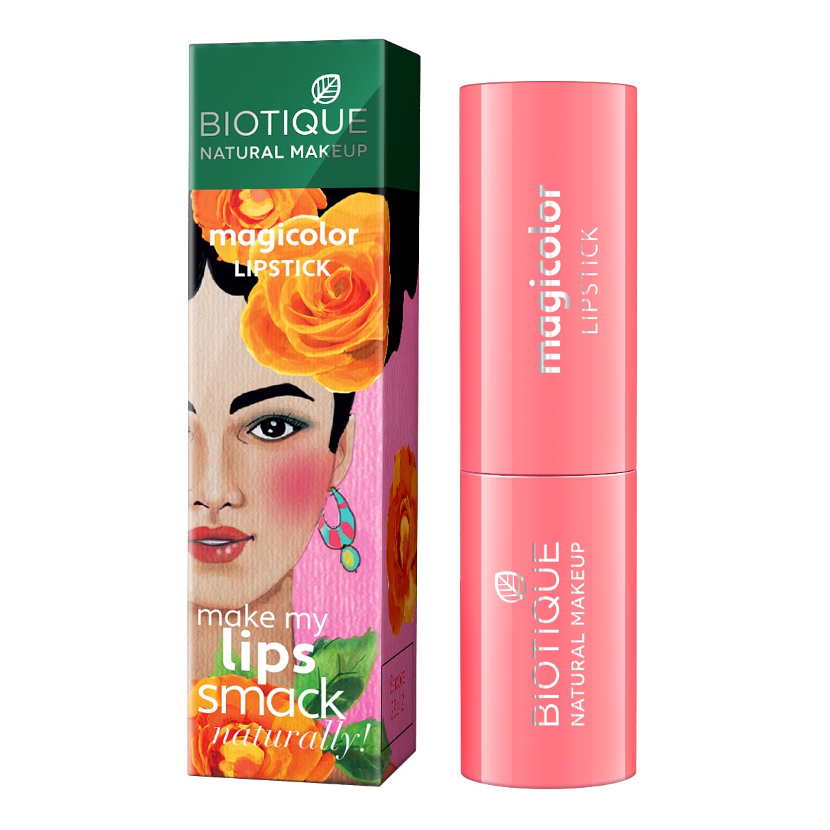 Biotique natural makeup magicolor lipstick, cookie crumble