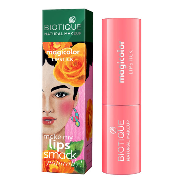 Biotique natural makeup magicolor lipstick, cookie crumble
