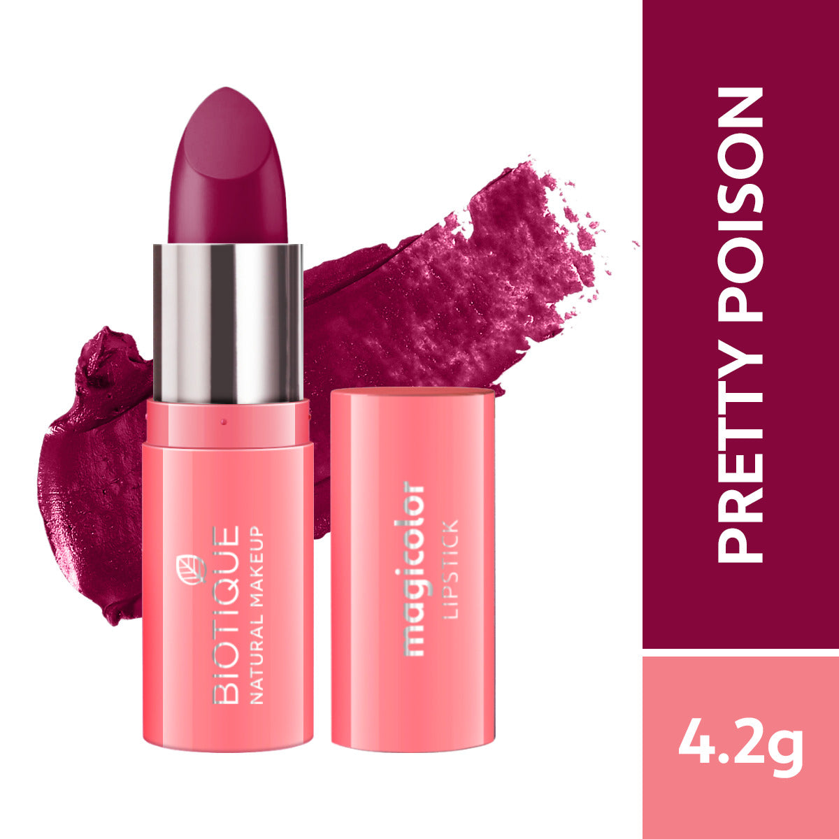 Biotique natural makeup magicolor lipstick, cookie crumble