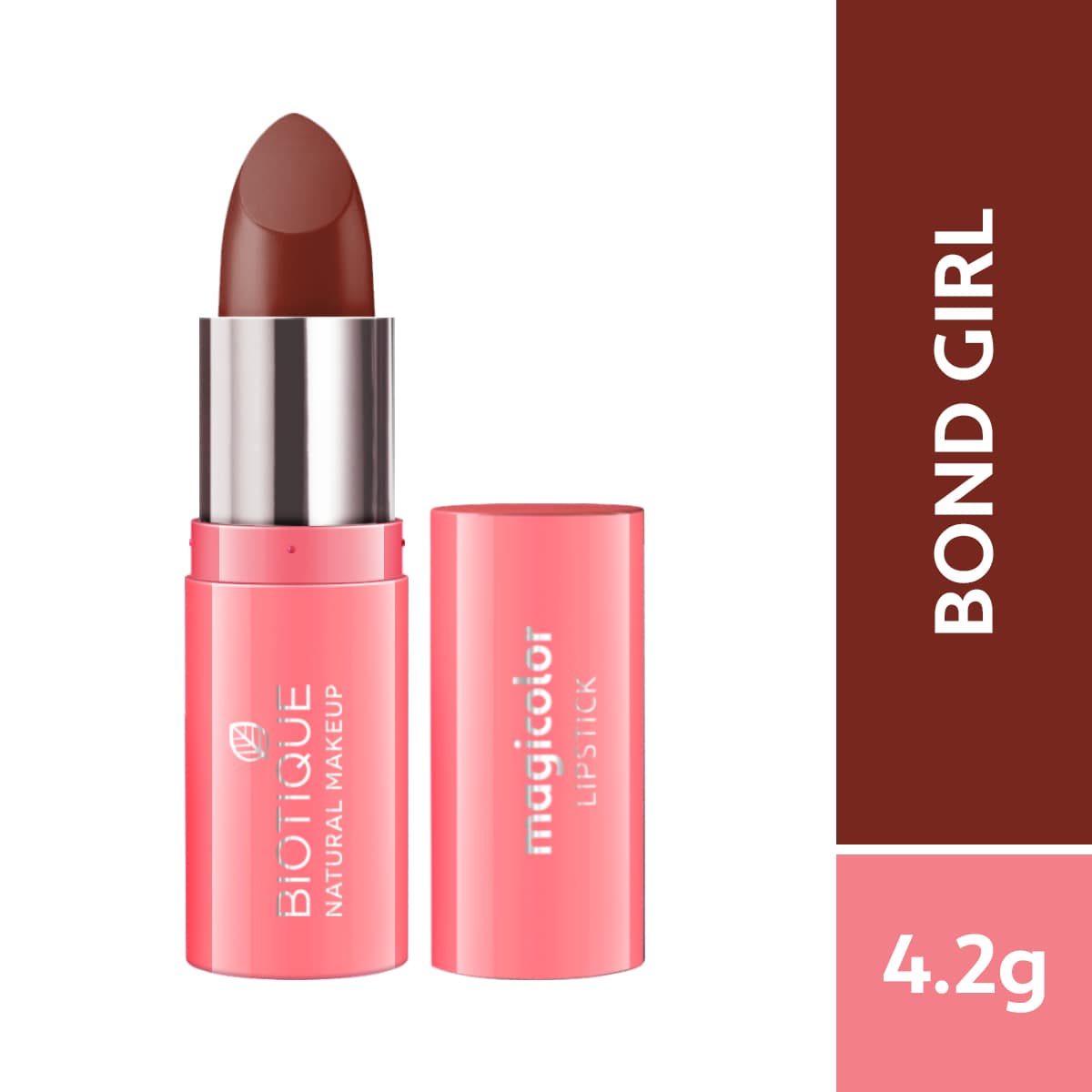 Biotique natural makeup magicolor lipstick, cookie crumble