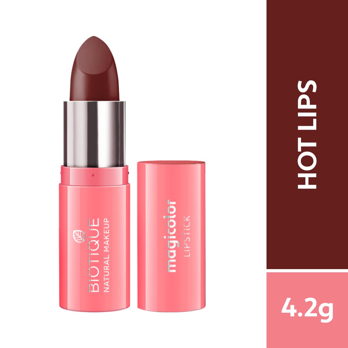 Biotique natural makeup magicolor lipstick, cookie crumble