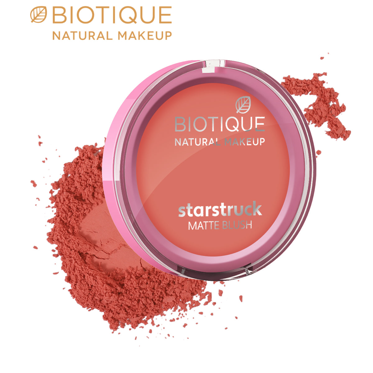 Biotique natural makeup starstruck matte blush