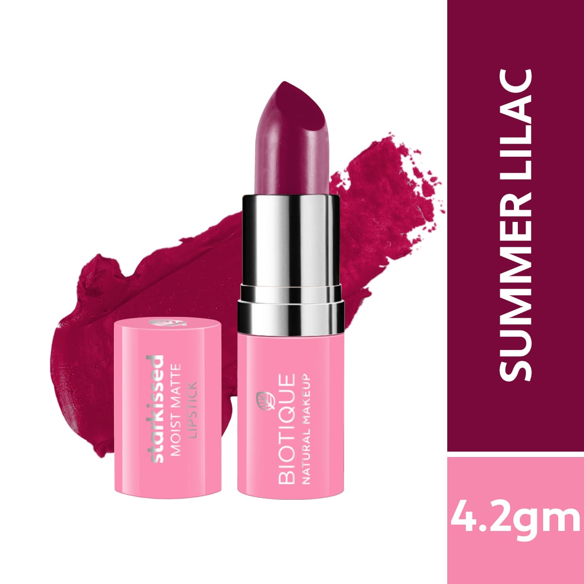 Biotique natural makeup starkissed moist matte lipstick, date night