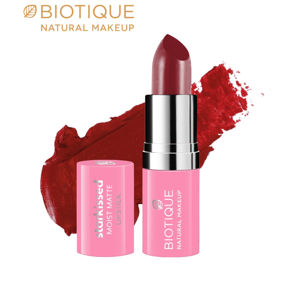 Biotique natural makeup starkissed moist matte lipstick, date night