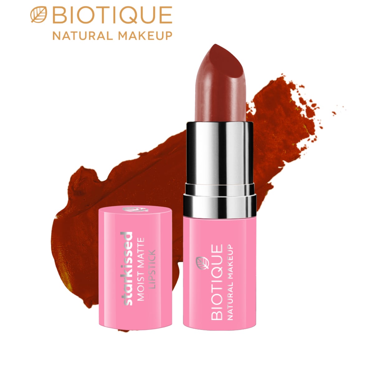 Biotique natural makeup starkissed moist matte lipstick, date night
