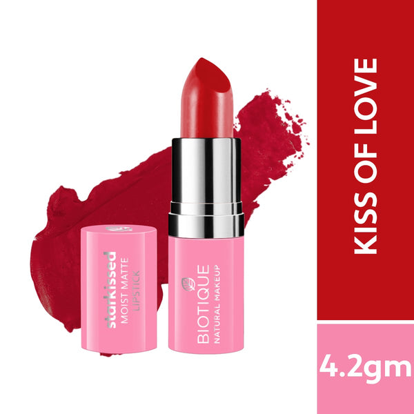 Biotique natural makeup starkissed moist matte lipstick, date night