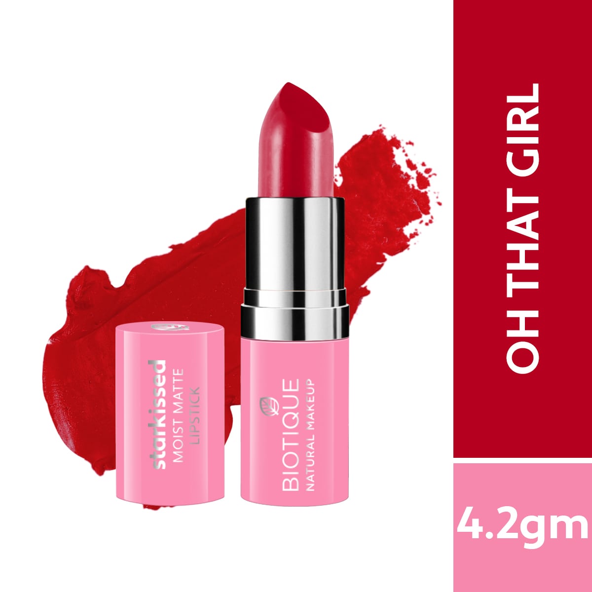 Biotique natural makeup starkissed moist matte lipstick, date night
