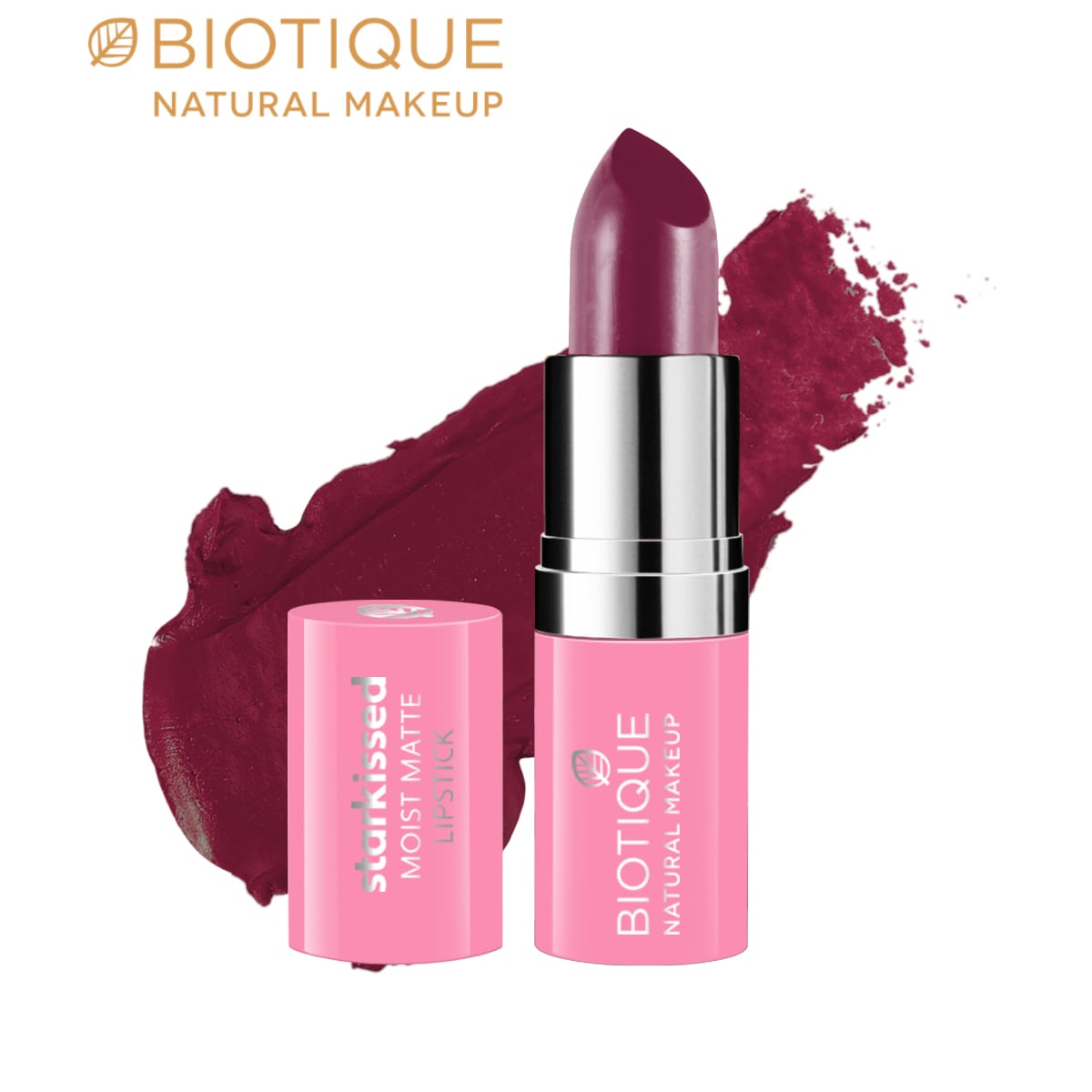 Biotique natural makeup starkissed moist matte lipstick, date night