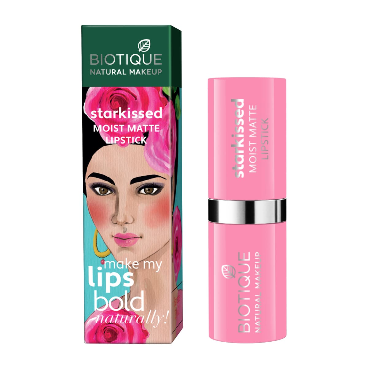 Biotique natural makeup starkissed moist matte lipstick, date night