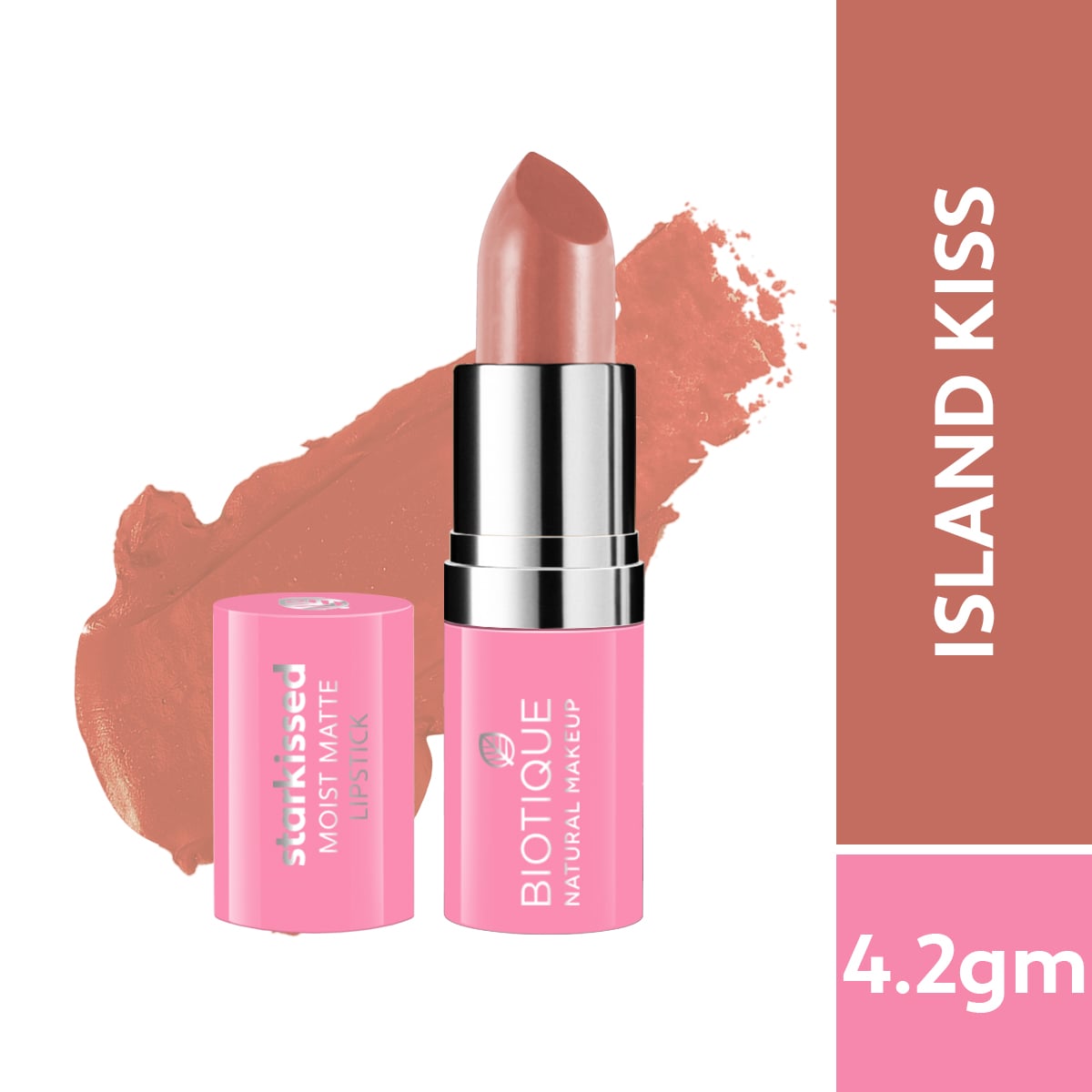Biotique natural makeup starkissed moist matte lipstick, date night