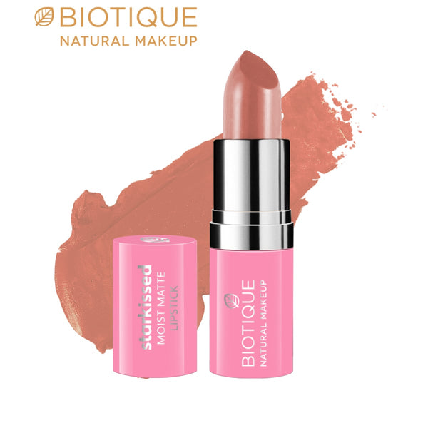 Biotique natural makeup starkissed moist matte lipstick, date night