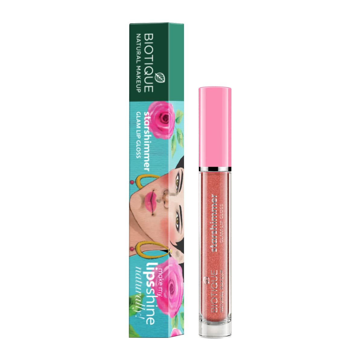 Biotique natural makeup starshimmer glam lipgloss- 3.5g