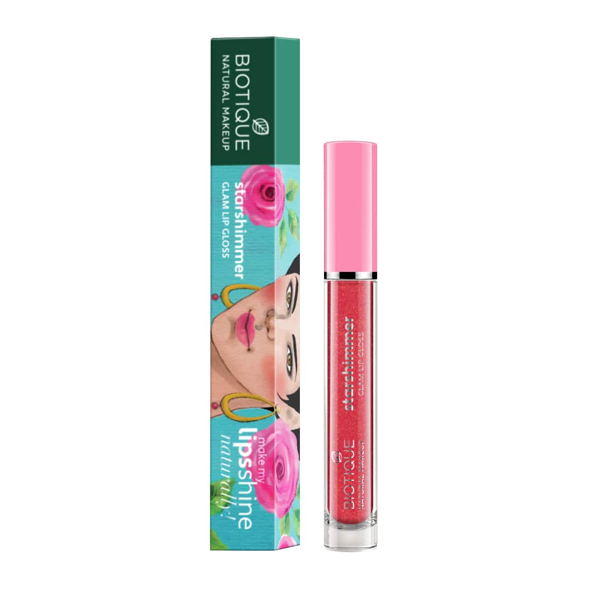 Biotique natural makeup starshimmer glam lipgloss- 3.5g