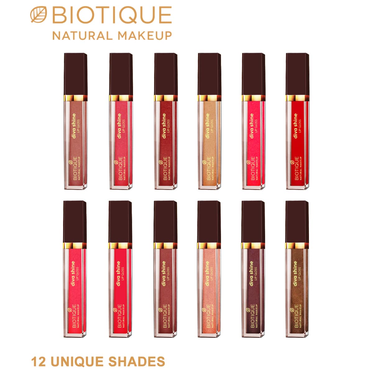Biotique natural makeup diva shine lip gloss, sugar plum maroon
