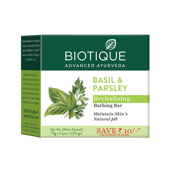 Basil & parsley revitalizing bathing bar