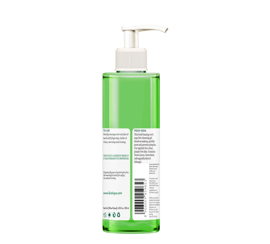 Fresh Neem Pimple Control Face Wash - 200ml