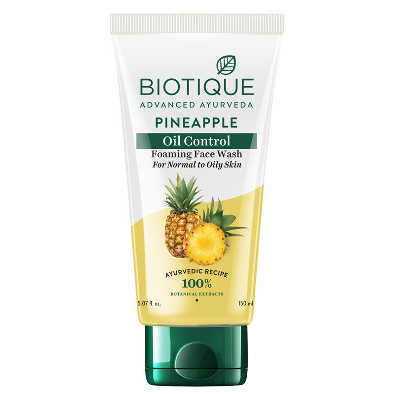 Pineapple oil control foaming face wash