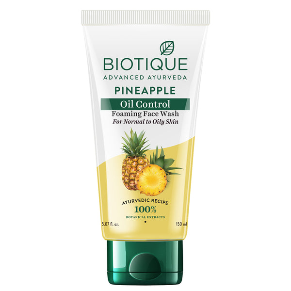 Pineapple oil control foaming face wash