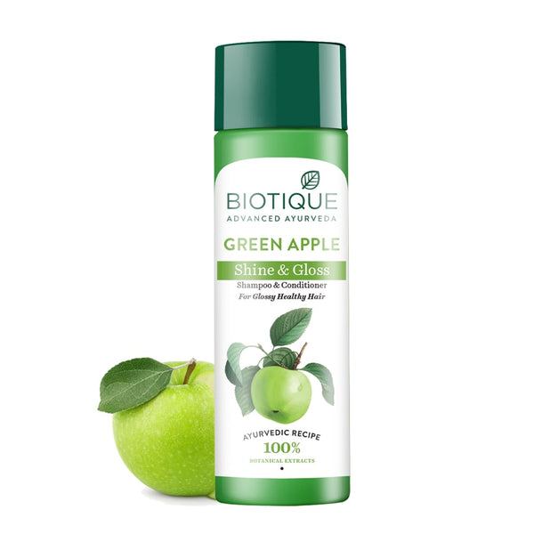 Green apple shine & gloss shampoo & conditioner