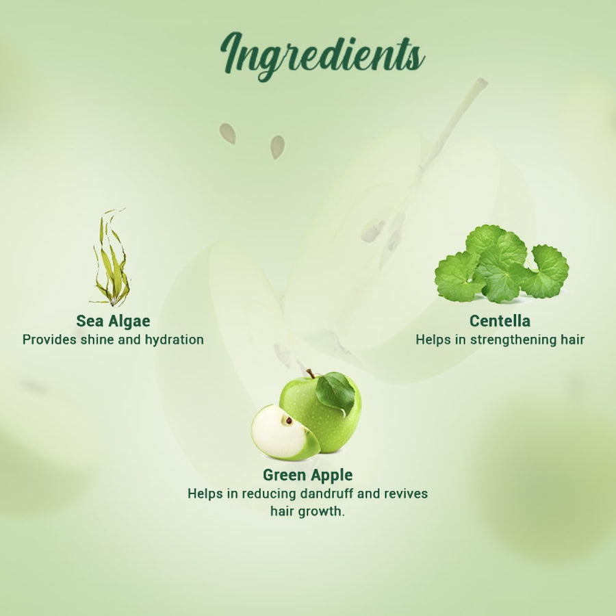 Green Apple Shine & Gloss Shampoo & Conditioner - 650ml