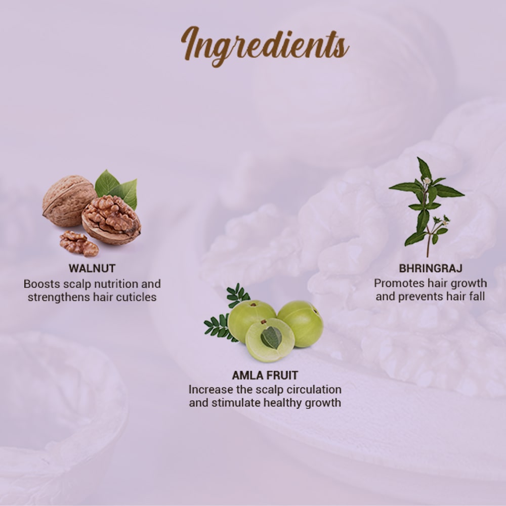 Walnut volume & bounce shampoo and conditioner - 180ml