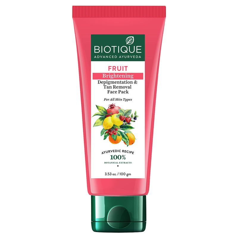 Fruit brightening depigmentation & tan removal face pack 100ml