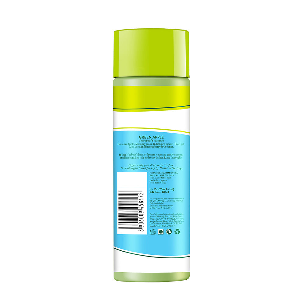 GREEN APPLE Tearproof Shampoo (Teddy Bear) 190ml