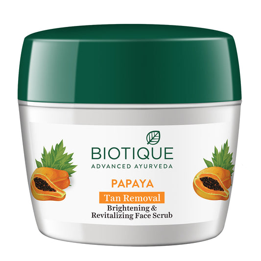 Papaya tan removal brightening & revitalizing face scrub - 235g