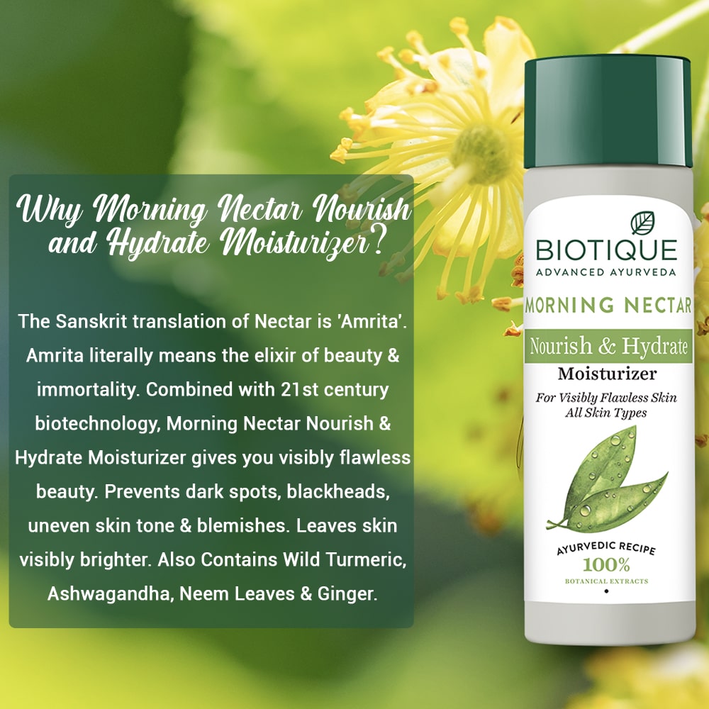 Morning nectar nourish & hydrate moisturizer