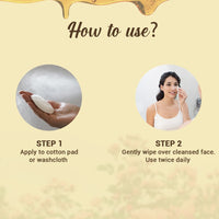 Honey water pore tightening brightening toner 120ml