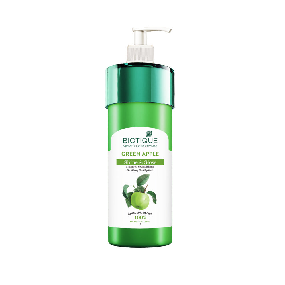 Green apple shine & gloss shampoo & conditioner