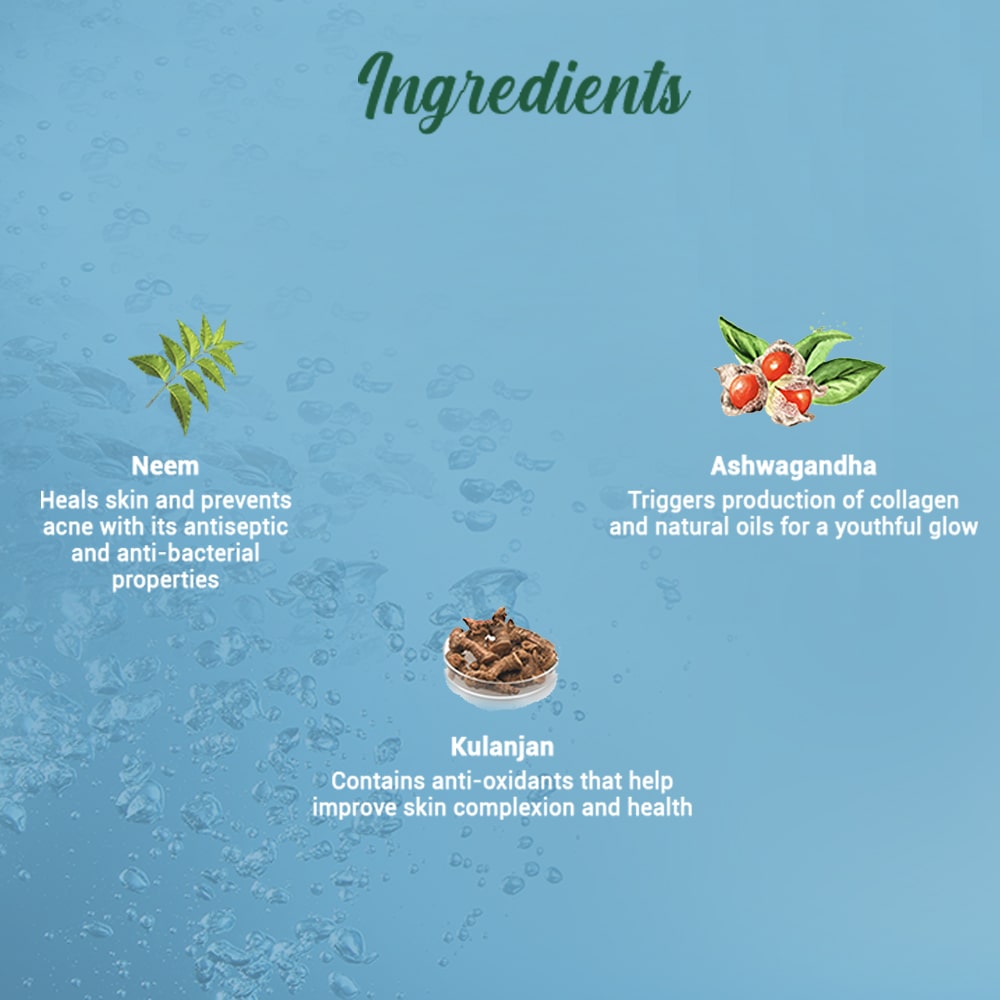 Fresh neem pimple control face wash