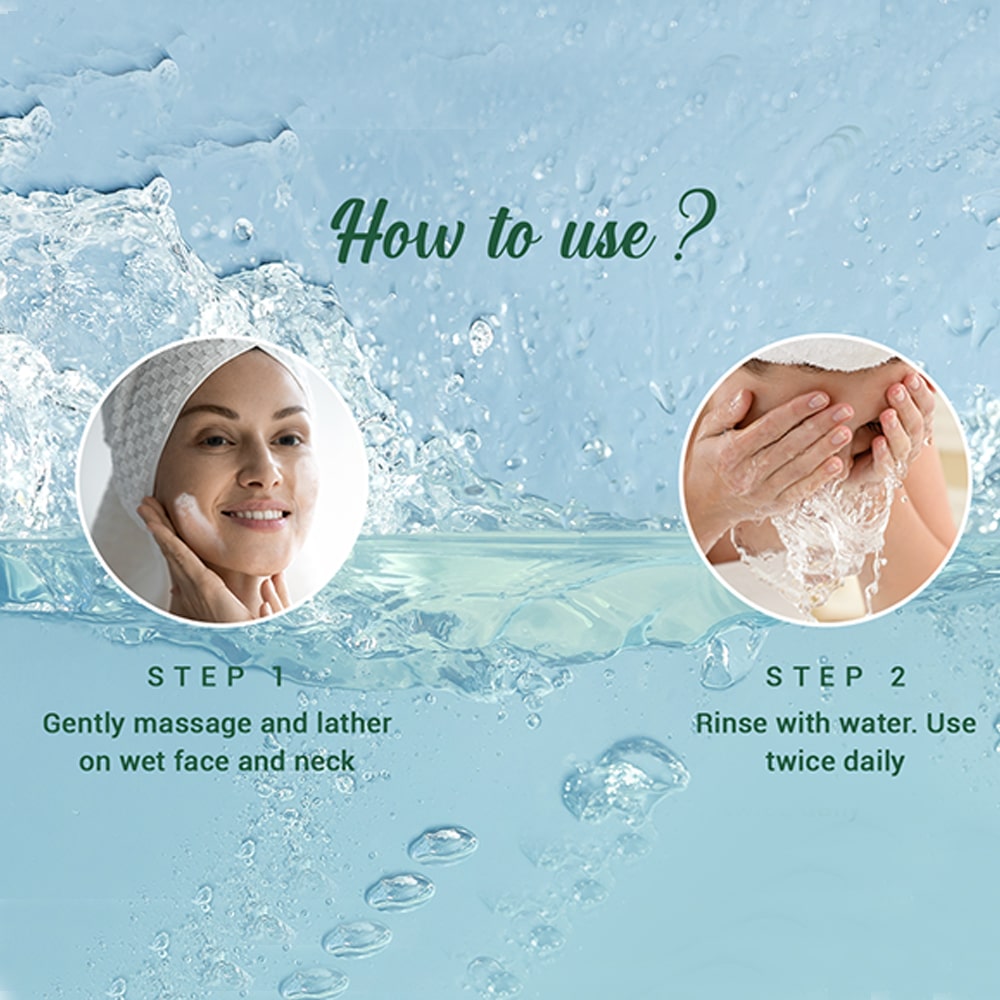 Fresh neem pimple control face wash