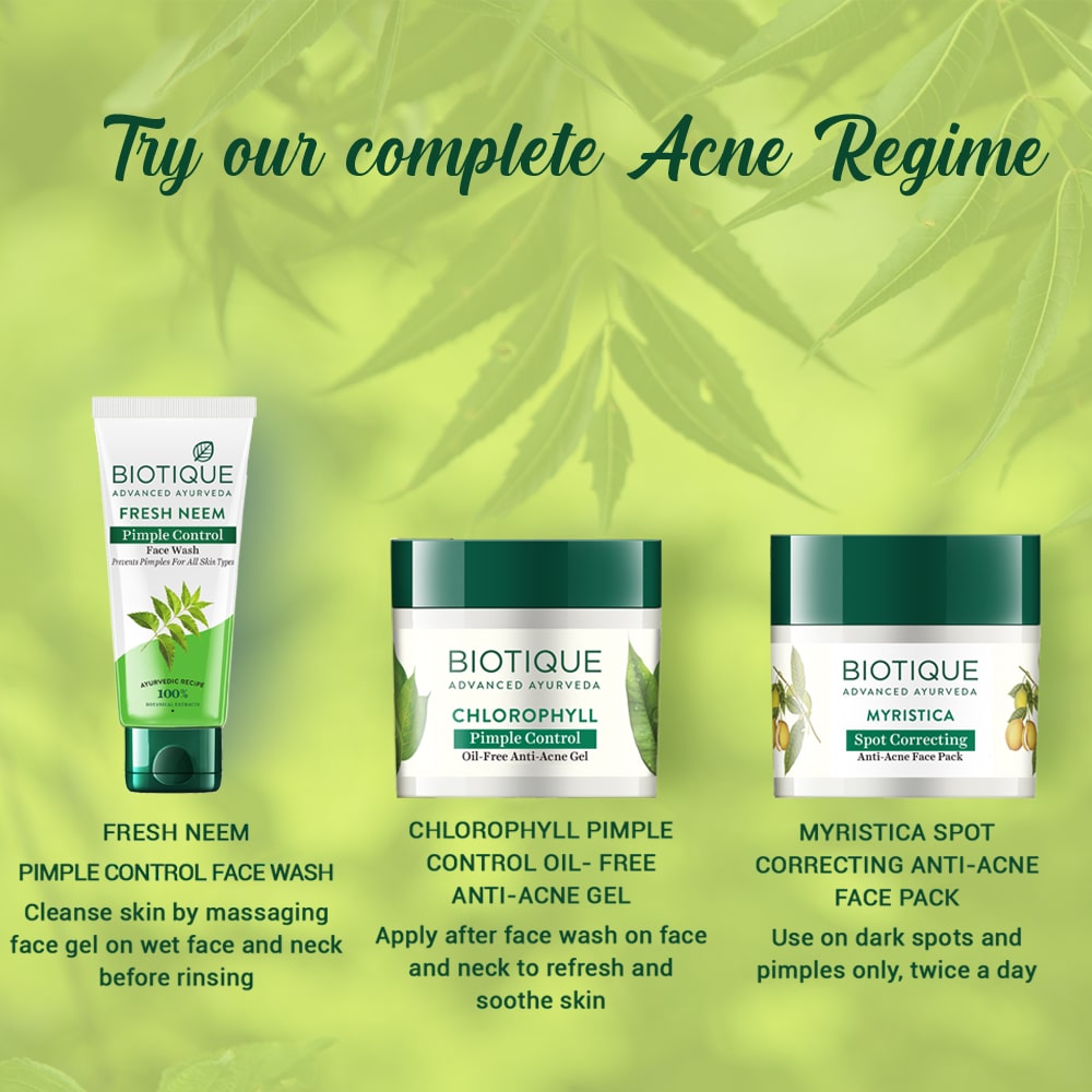 Fresh neem pimple control face wash