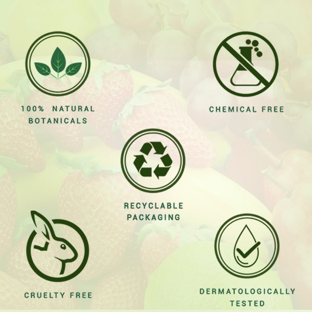 Fruit brightening face wash