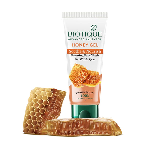 Honey gel soothe & nourish foaming face wash