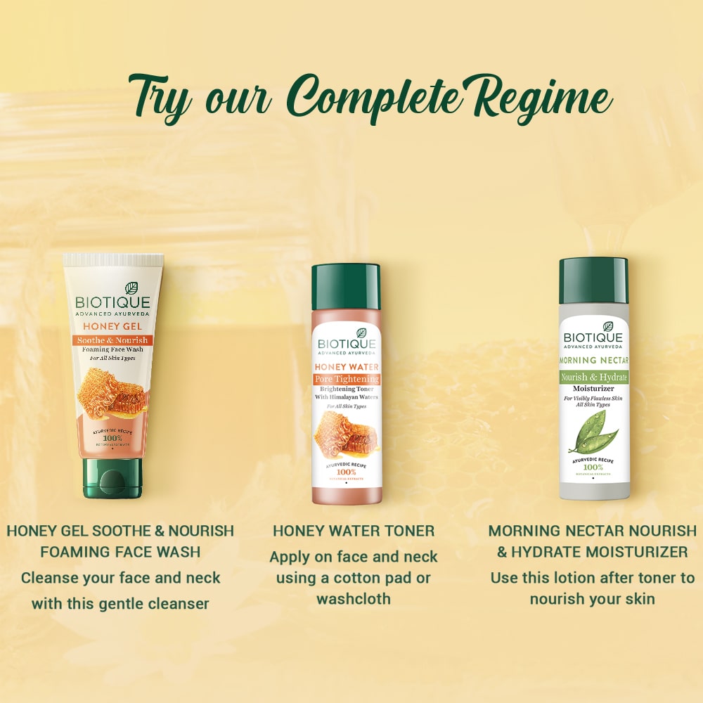 Honey gel soothe & nourish foaming face wash