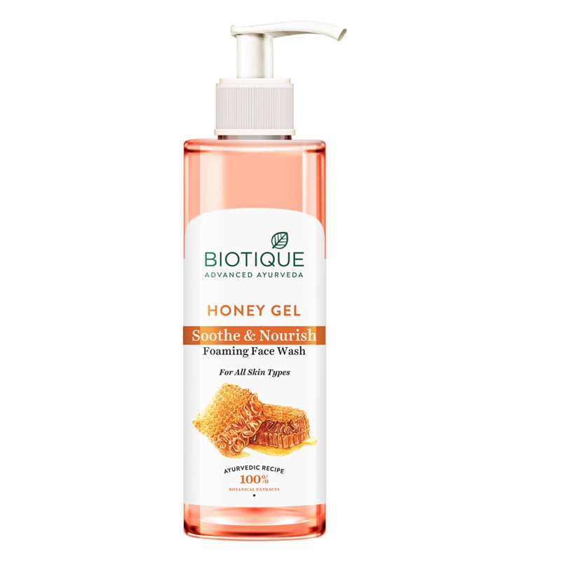 Honey gel soothe & nourish foaming face wash
