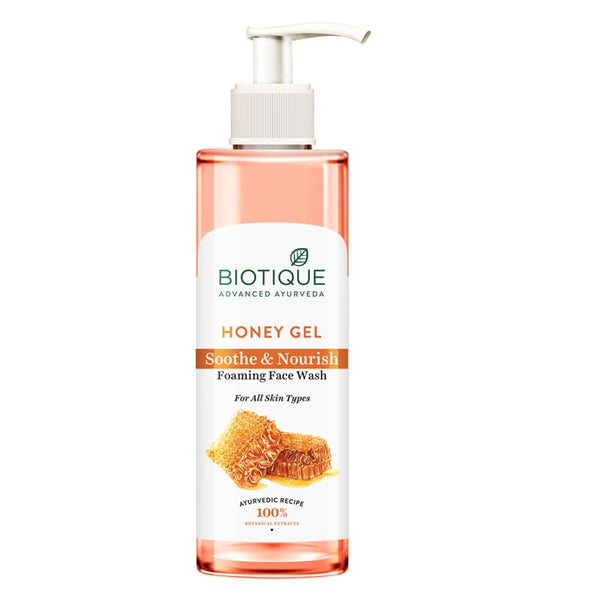 Honey gel soothe & nourish foaming face wash