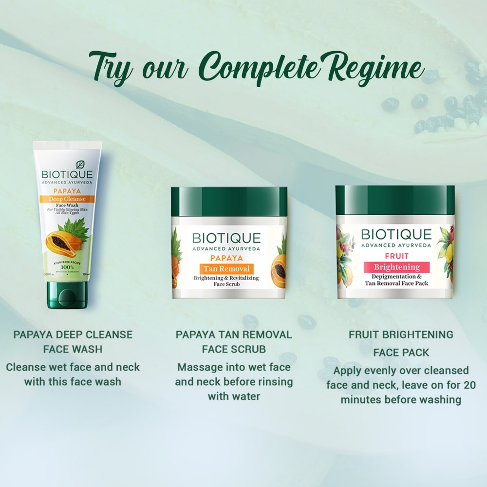 Papaya deep cleanse face wash