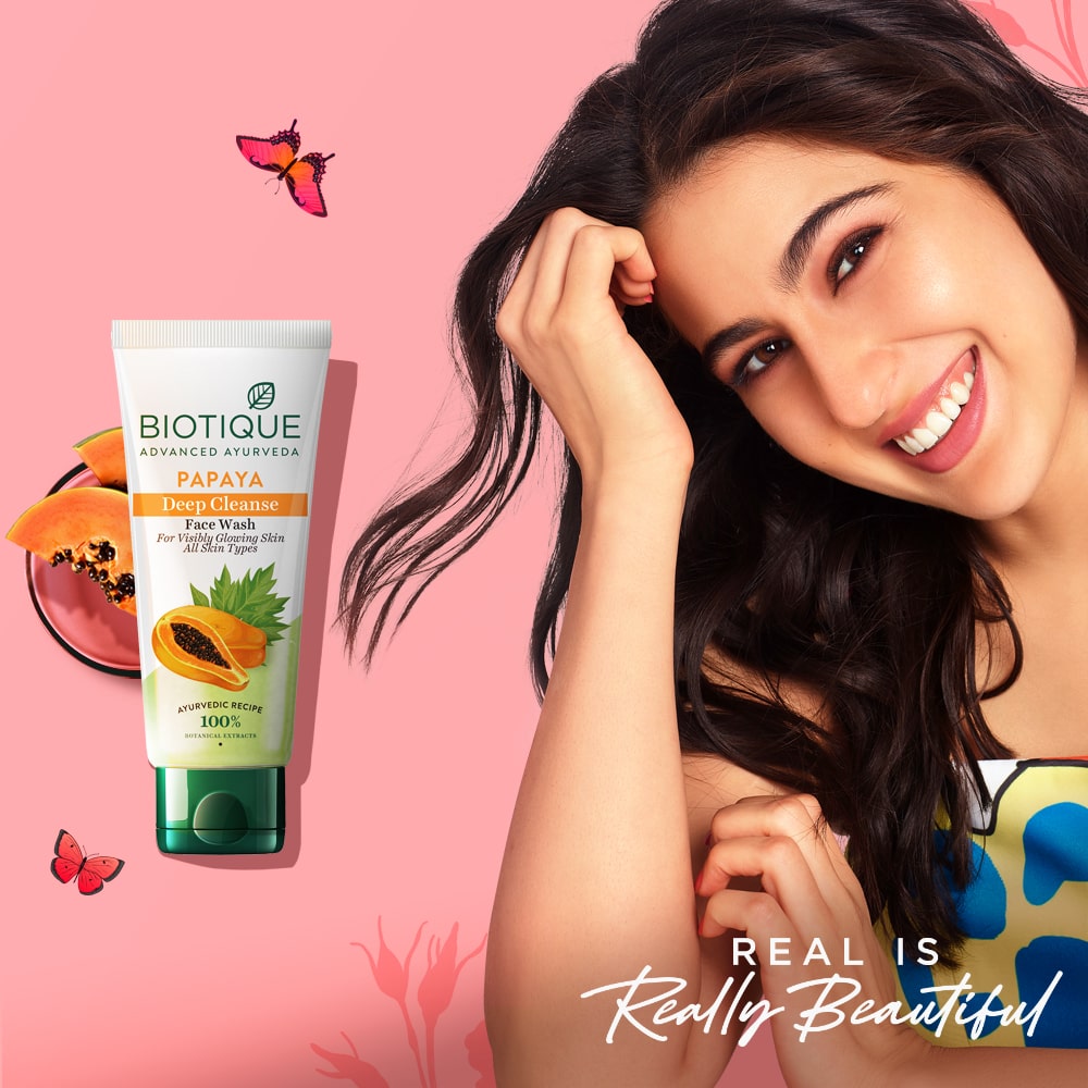 Papaya deep cleanse face wash