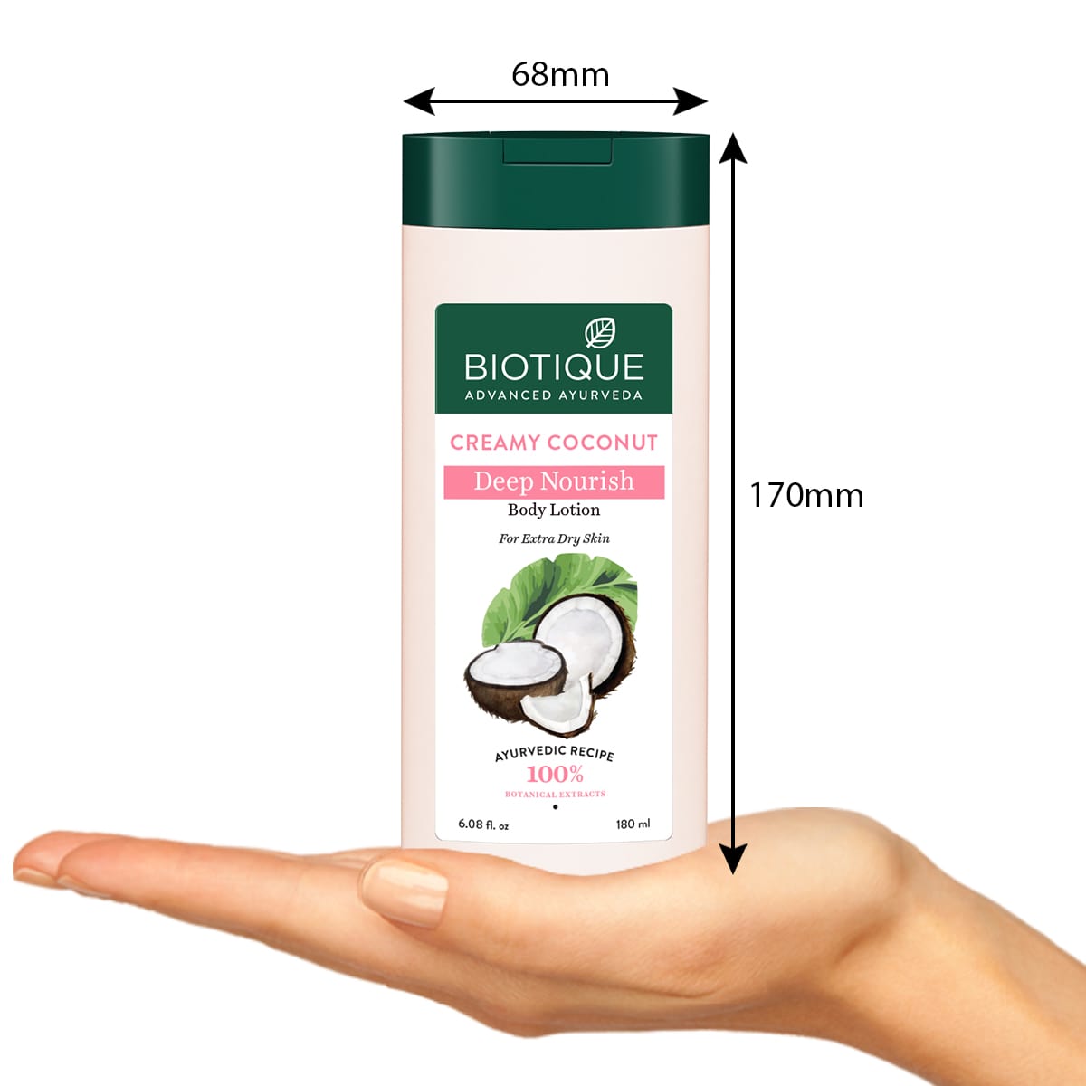 Creamy coconut deep nourish body lotion - 180ml